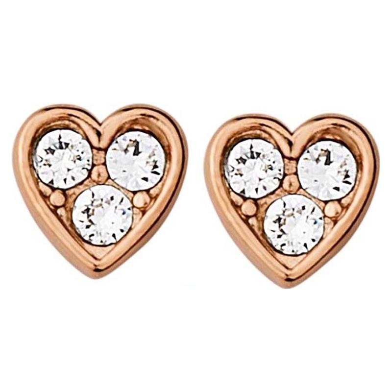 Dyrberg Kern Ladies Annacor Rose Gold Plated Ear Post Earrings