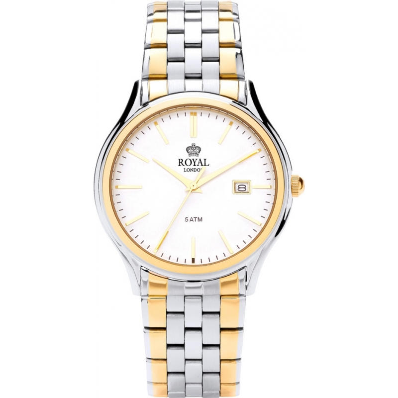 Royal London Mens Classic Two Tone Watch