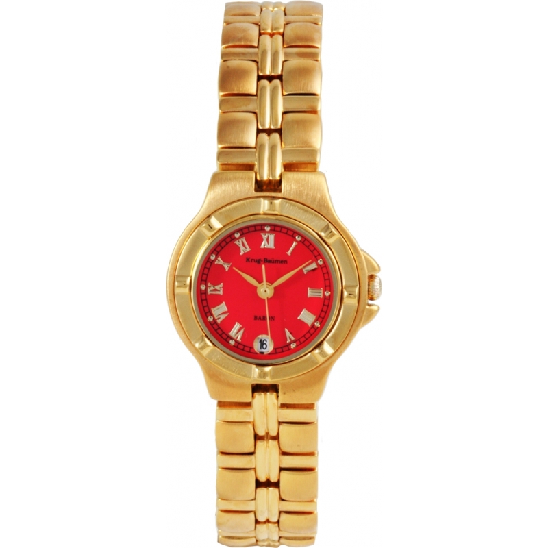 Krug Baumen Ladies Baron Red Dial