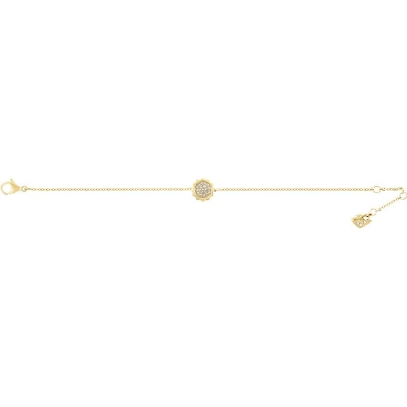 Swarovski Ladies Bolt Gold Bracelet with Clear Crystals