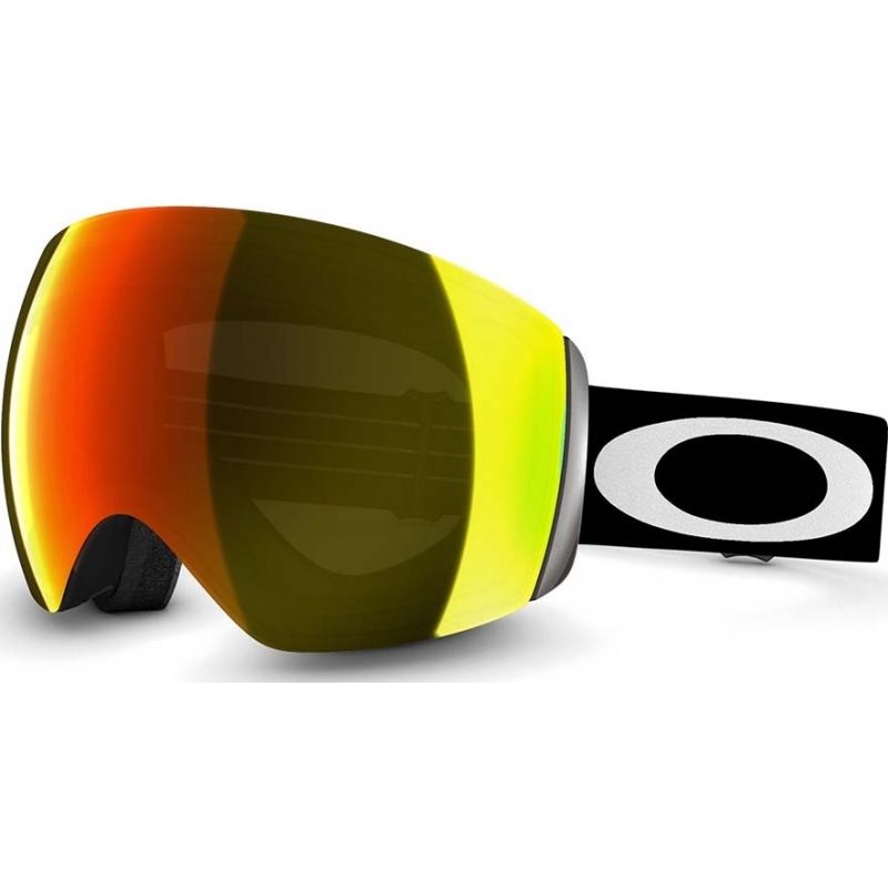 Oakley Flight Deck Matte Black - Fire Iridium Goggles