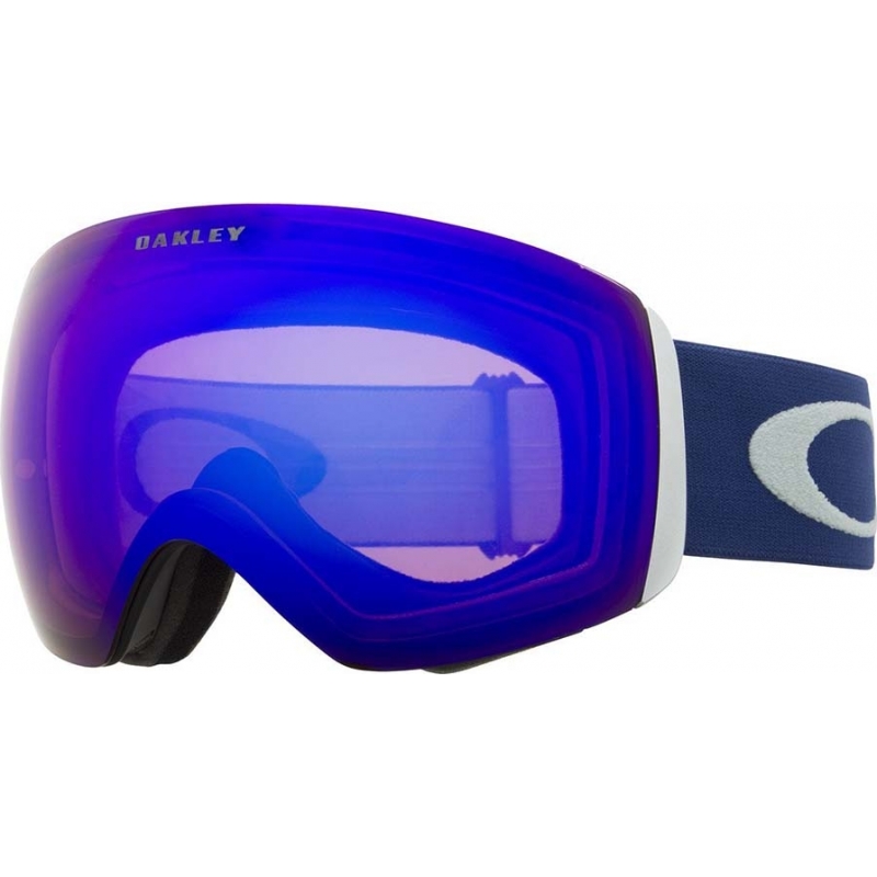 Oakley Flight Deck Peacoat Blue - Blue Iridium Goggles