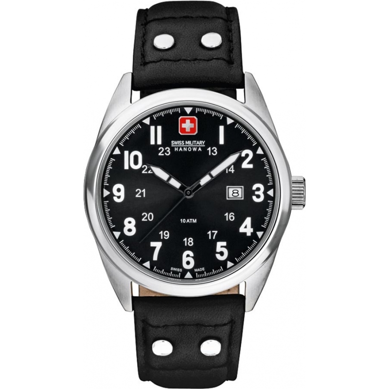 Swiss Military Mens Sergeant Black Watch