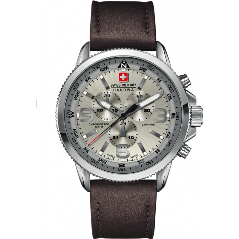 Swiss Military Mens Arrow Chrono Brown Watch