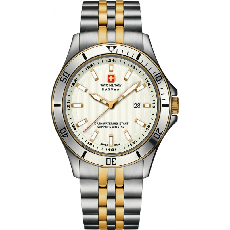 Swiss Military Mens Flagship Two Tone Watch