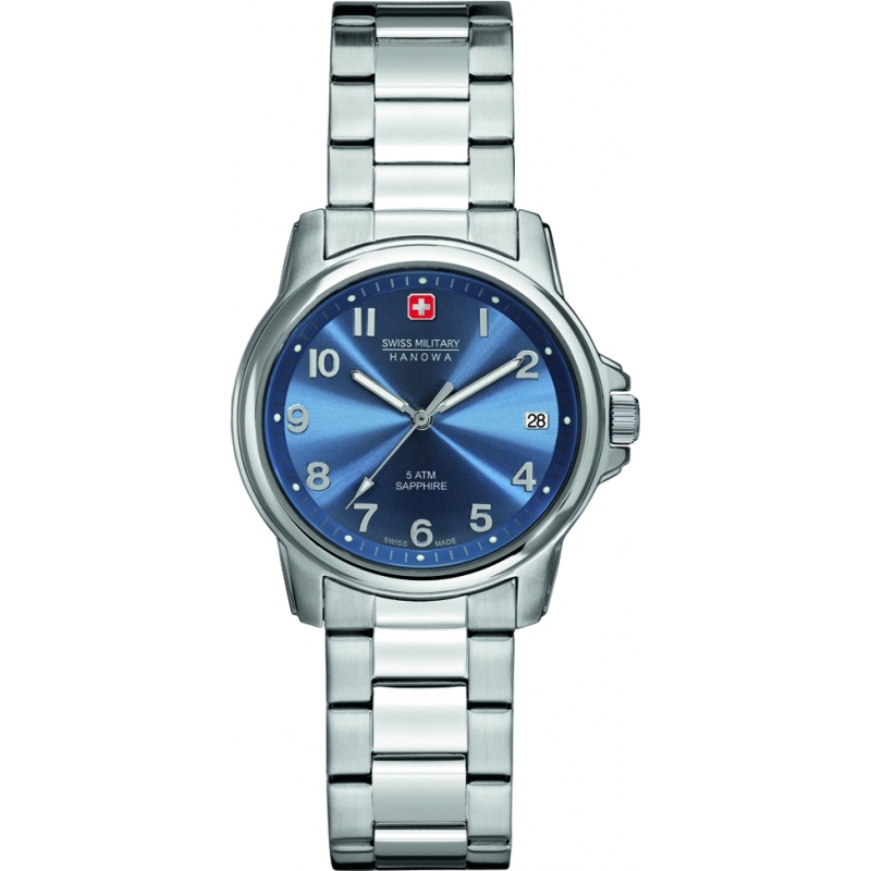 Swiss Military Swiss Soldier Lady Prime Blue Silver Watch