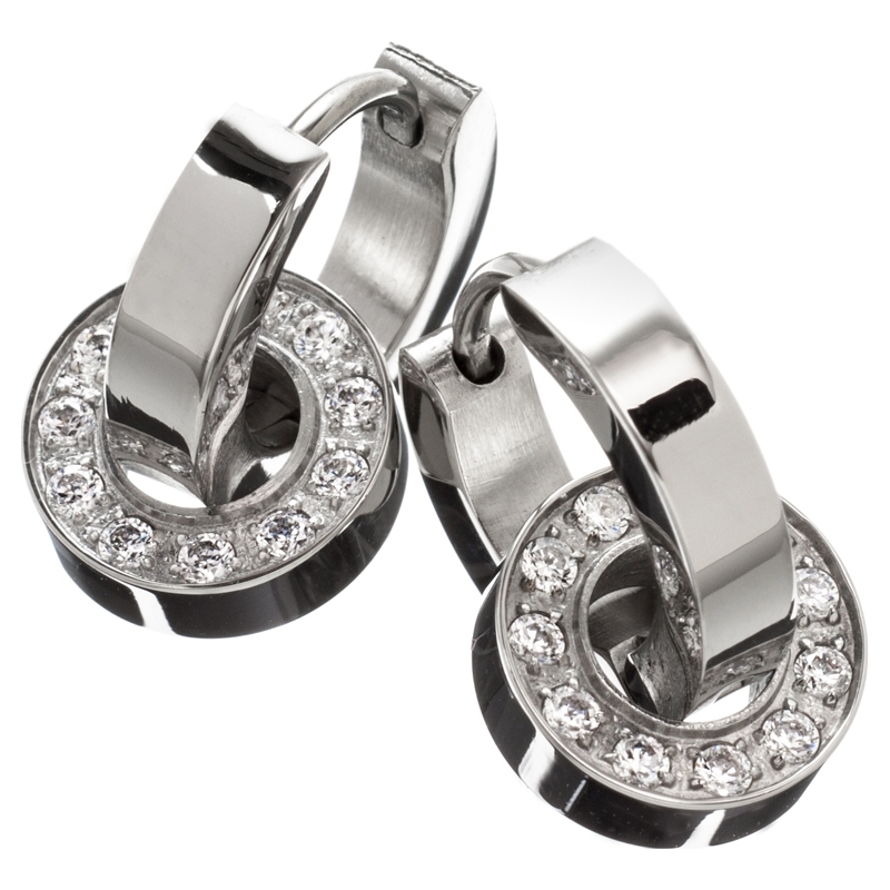 Edblad Ladies Eternity Orbit Steel Earrings