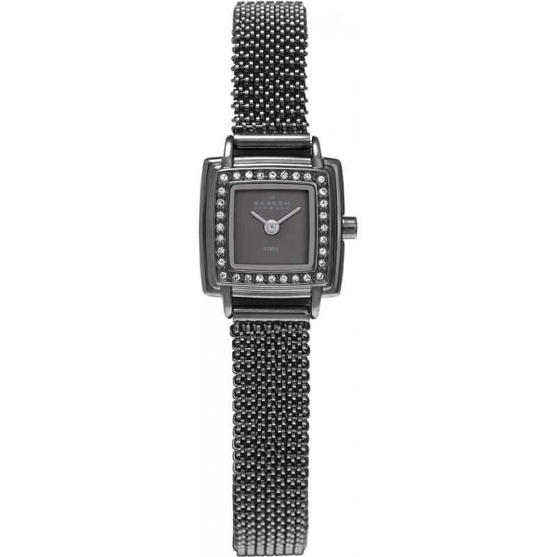 Skagen Ladies Charcoal Mesh Watch