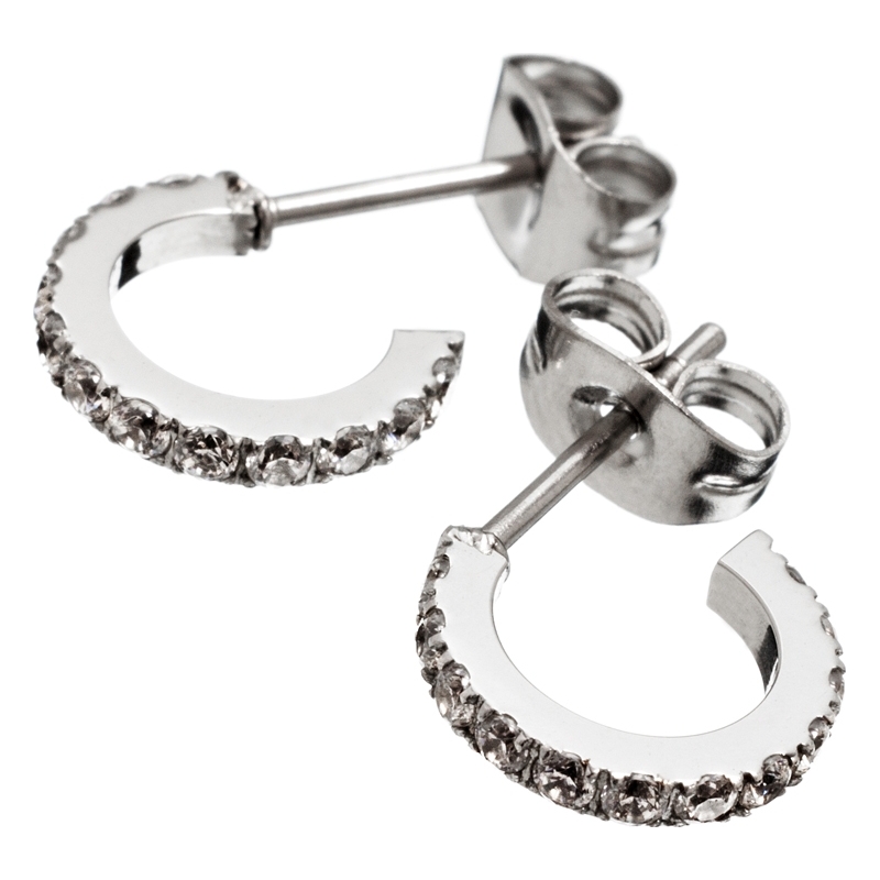 Edblad Ladies Glow Micro Steel Earrings - Small
