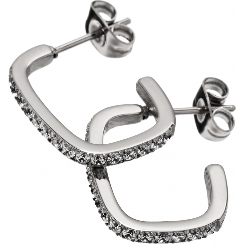 Edblad Ladies Jolie Cz Steel Earrings