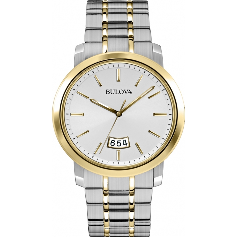 Bulova Mens Dress Silver Steel Bracelet Watch