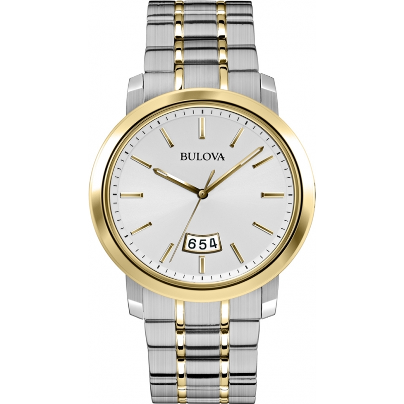 Bulova Mens Dress Silver Steel Bracelet Watch