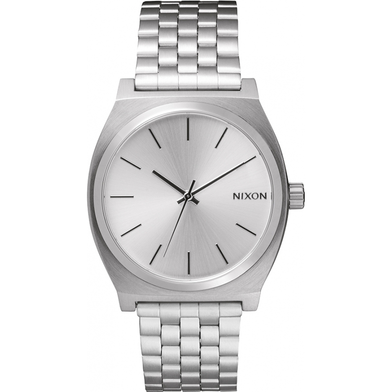 Nixon Mens Time Teller All Silver Watch