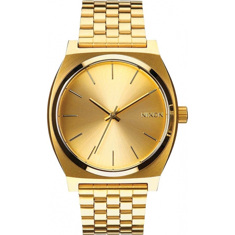 Nixon Time Teller All Gold Watch