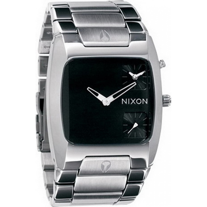 Nixon Banks Black Steel Watch