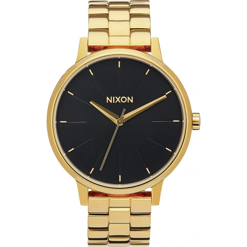 Nixon Ladies Kensington All Gold Black Sunray Watch