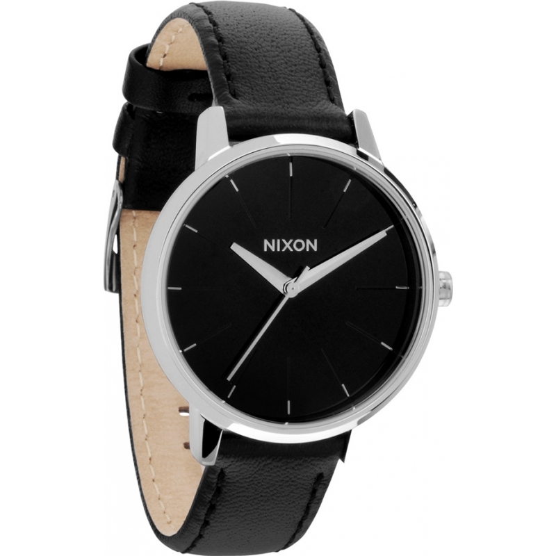 Nixon Ladies Kensington Leather Black Watch