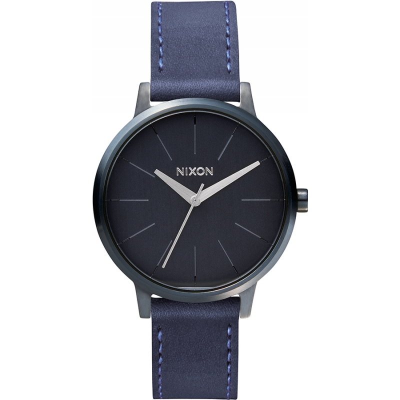 Nixon Ladies Kensington Leather All Indigo Natural Watch