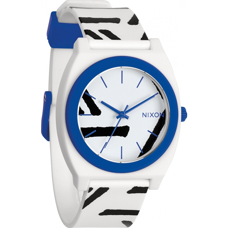 Nixon Time Teller P White Cobalt Watch