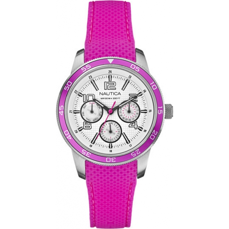 Nautica Ladies Pink NCT 405 Multifunction Watch