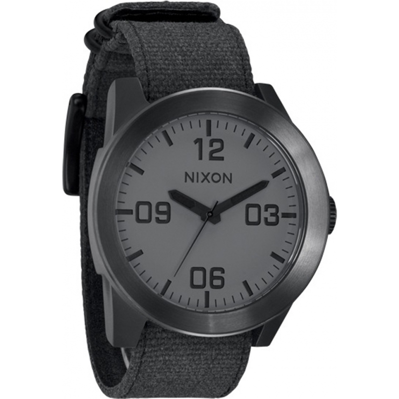 Nixon Mens Corporal Matte Black Watch