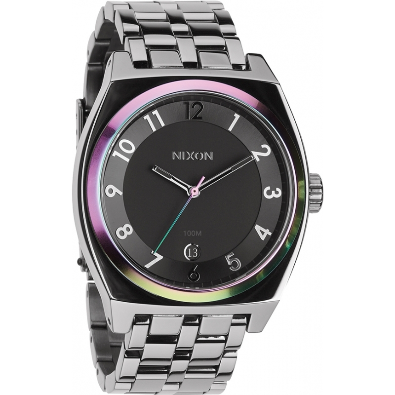 Nixon Ladies Monopoly Gunmetal Multi Watch