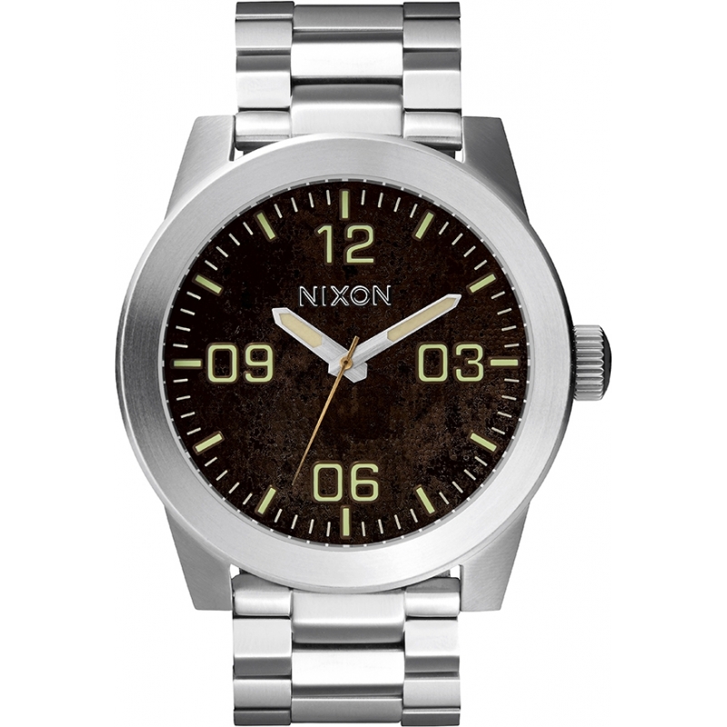 Nixon Mens Corporal SS Dark Copper Watch