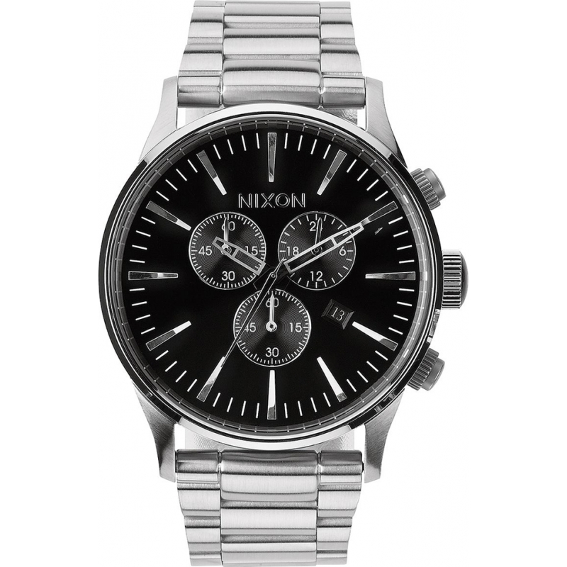 Nixon Mens Sentry Chrono Black Watch