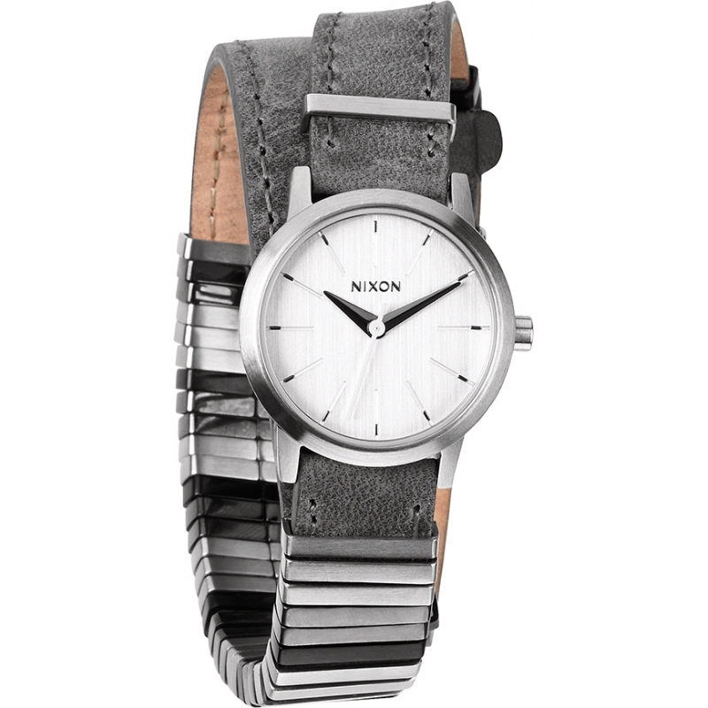 Nixon Ladies Kenzi Wrap Silver Mixed Watch
