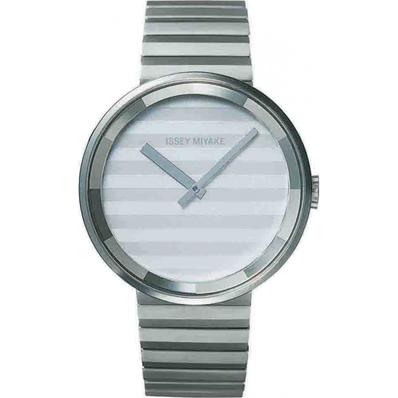 Issey Miyake Ladies Please Silver Steel Bracelet Watch