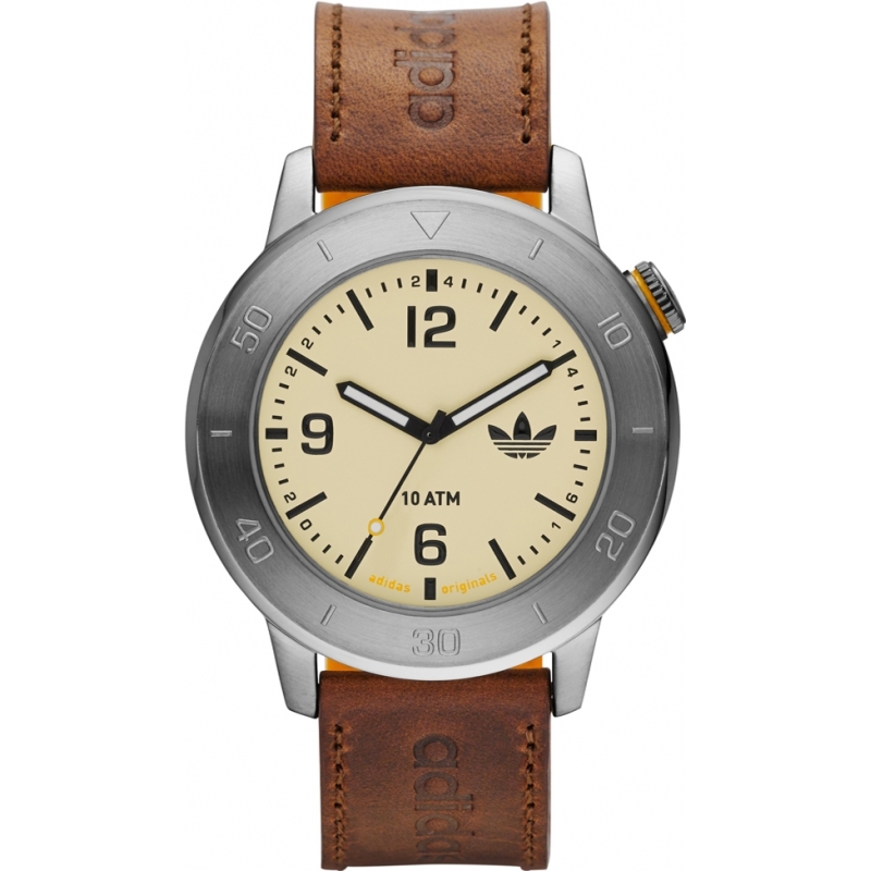 Adidas Mens Manchester Cream Brown Watch