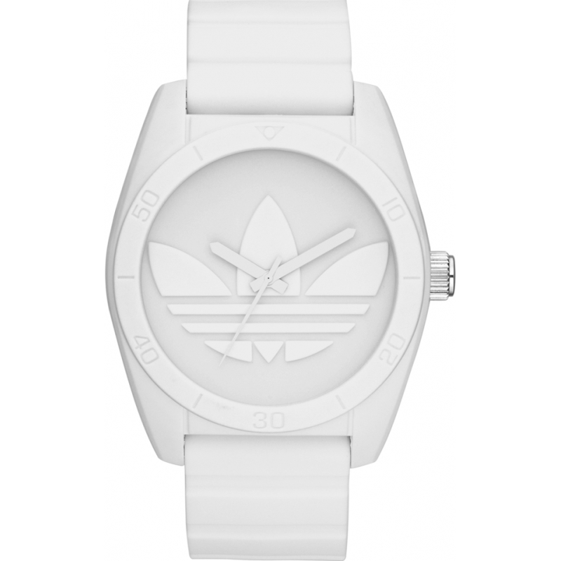 Adidas Santiago White Silicone Watch