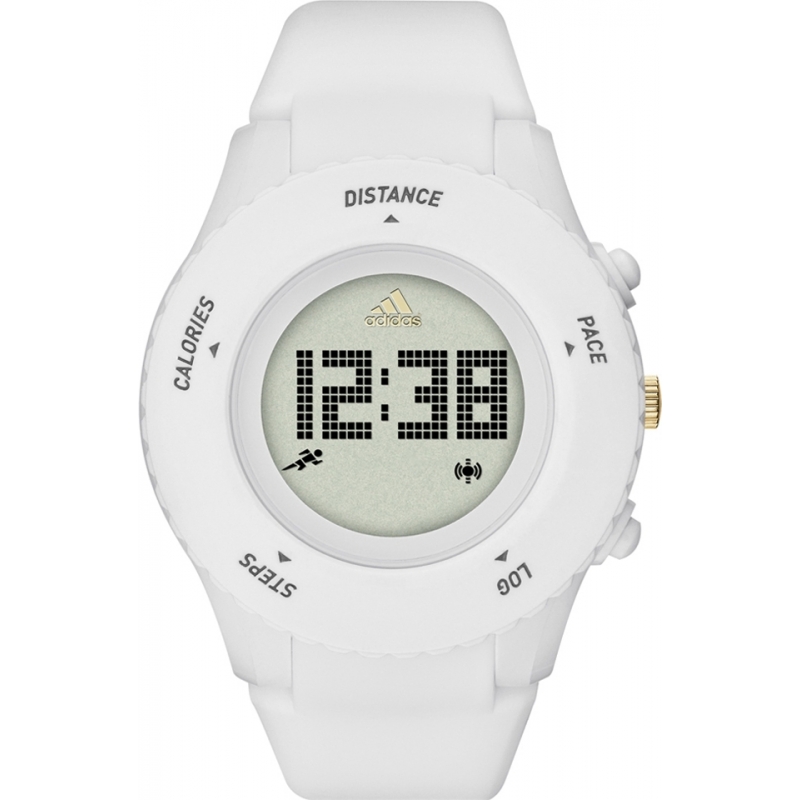 Adidas Performance Sprung White Matte Silicone Strap Watch