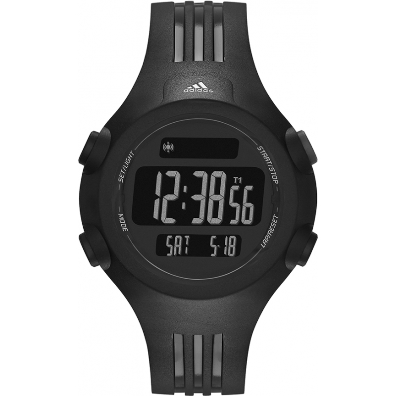 Adidas Performance Questra Midsize All Black Digital Watch