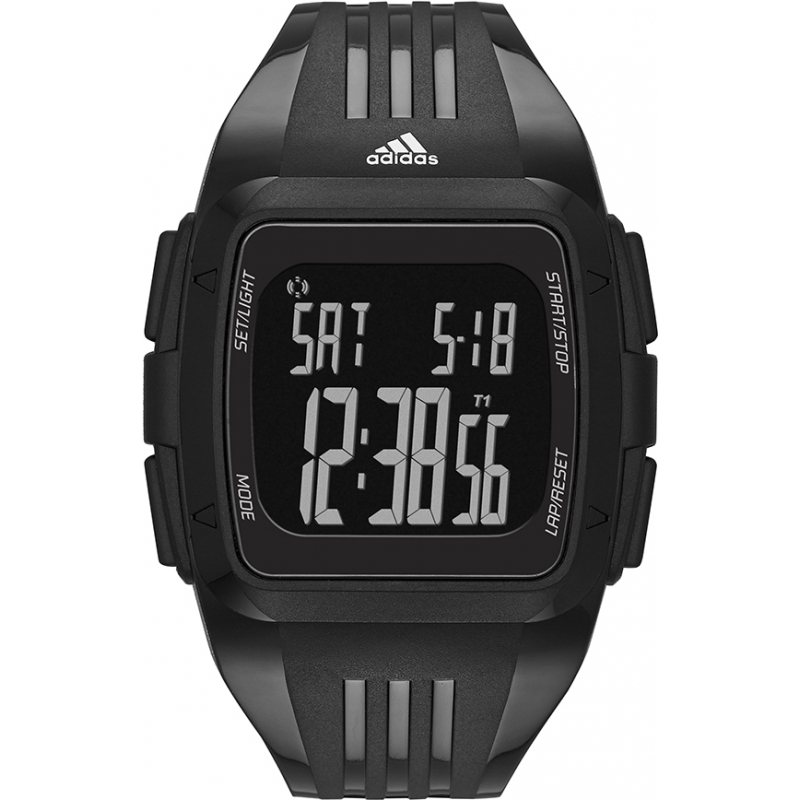 Adidas Performance Duramo XL All Black Digital Watch