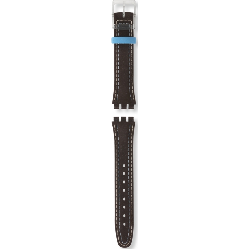 Swatch Original Gent Brown Leather Replacement Strap