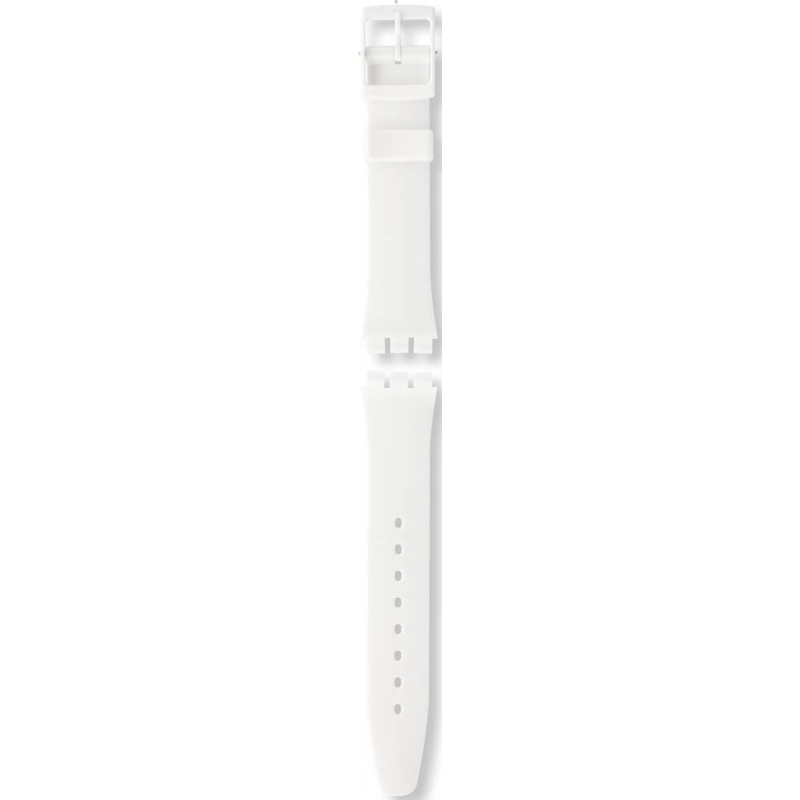 Swatch Original Gent White Plastic Replacement Strap