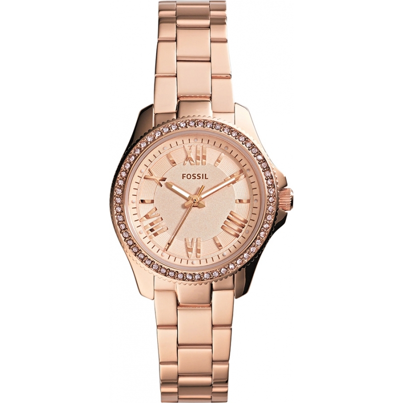 Fossil Ladies Cecile Rose Gold Watch