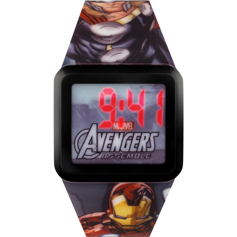 Avengers Marvel Boys Multicoloured Watch with Digital Touch Dial