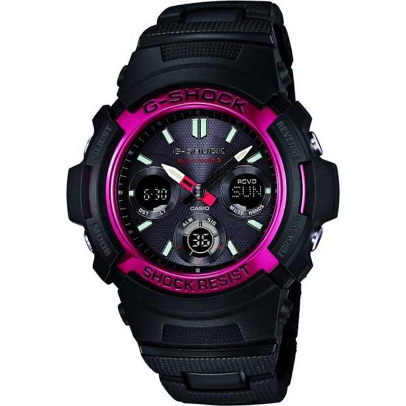 Casio Mens G-Shock Black Radio Controlled Solar Powered Watch