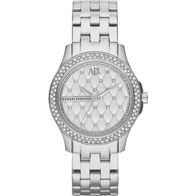 Armani Exchange Ladies Silver Dress Watch
