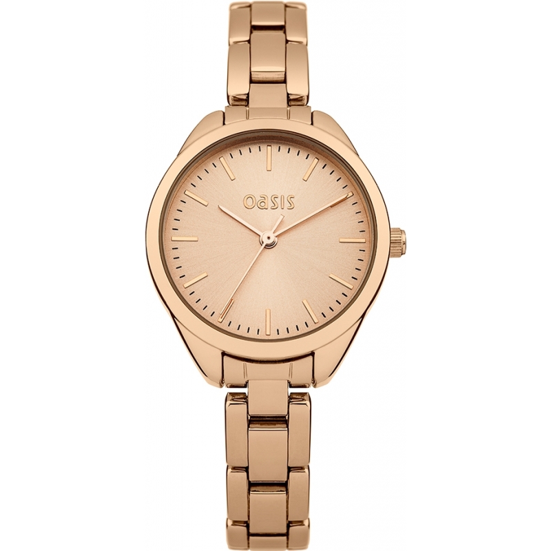 Oasis Ladies Rose Gold Bracelet Watch