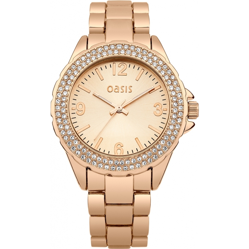 Oasis Ladies All Rose Bracelet Watch