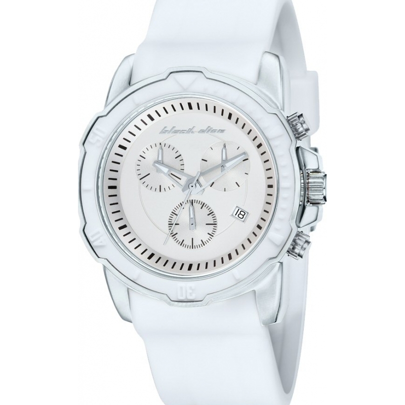 Black Dice Mens VIBE Chronograph White Watch