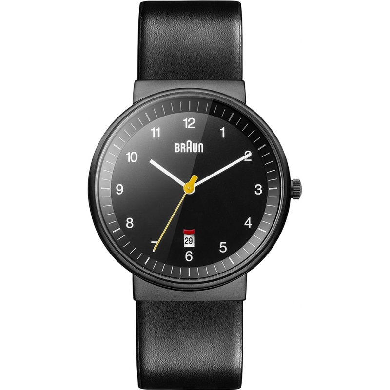 Braun Mens All Black Watch