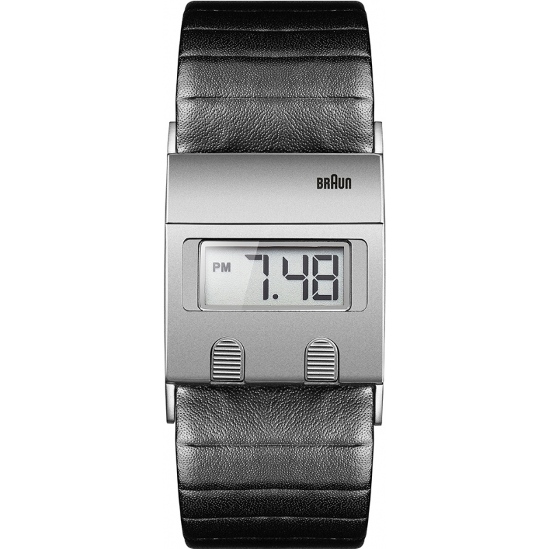 Braun Mens Black Digital Watch