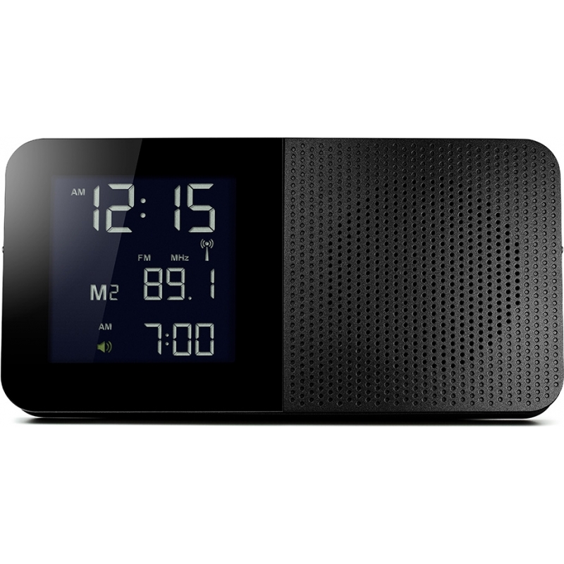 Braun Radio Alarm Clock - Black