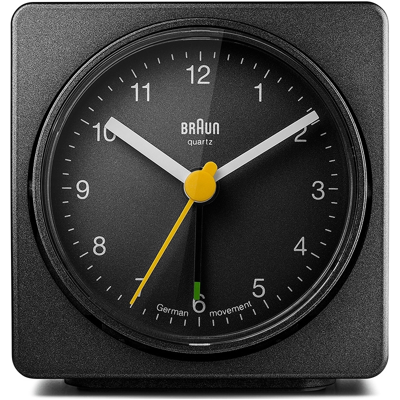 Braun Black Alarm Clock