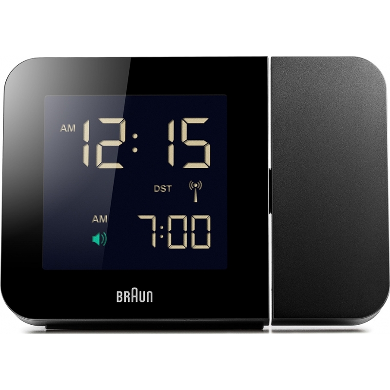 Braun Black Digital Clock