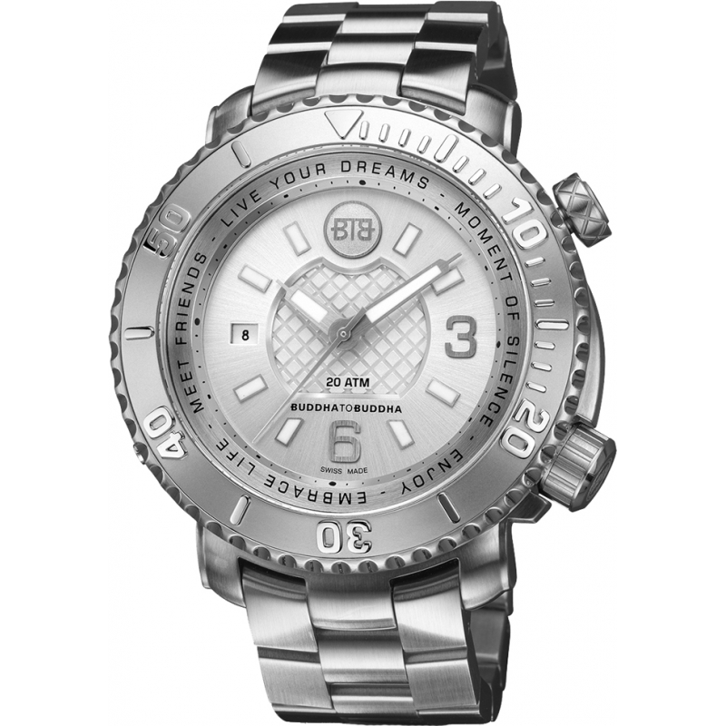 Buddha To Buddha Aquatic Explorer 46mm Steel Bracelet Watch